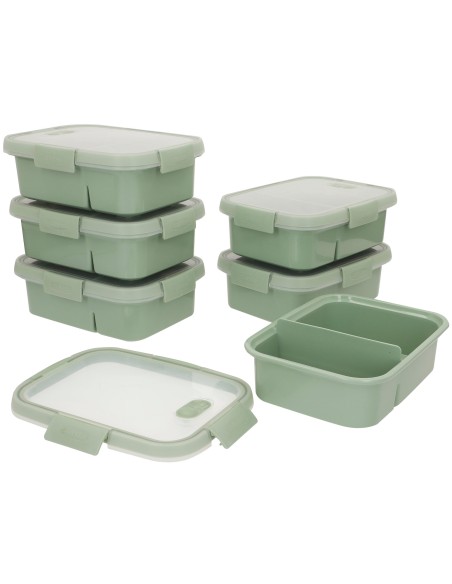 Curver Pack 6 recipientes herméticos 20x15x7 cm (0,6+0,3L)