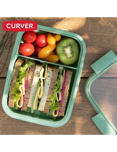 Curver Pack 6 recipientes herméticos 20x15x7 cm (0,6+0,3L)
