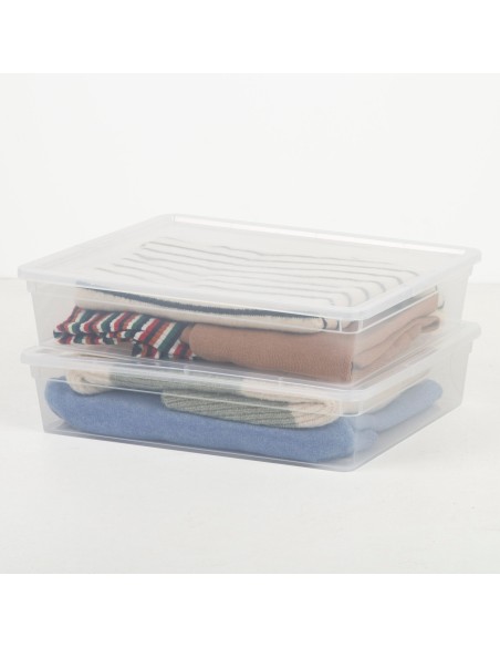 Curver Pack 7 caixas organizadoras 9 litros 40x34x9 cm