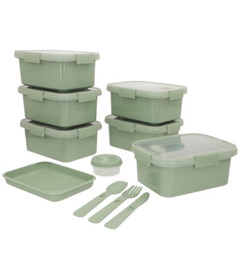 Curver Pack 6 recipientes herméticos 20x15x9 cm (1,2L)...