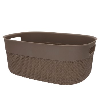 Curver Pack 4 cestos organizadores Filo 12L castanho 2
