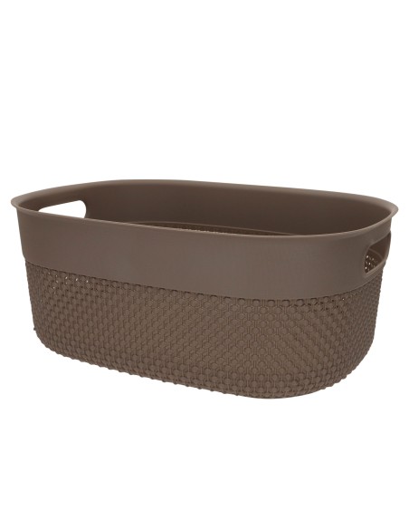 Curver Pack 4 cestos organizadores Filo 12L castanho