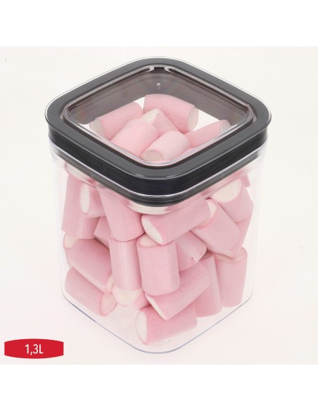 Curver Pack 6 frascos de plástico herméticos multiusos (1,3L)