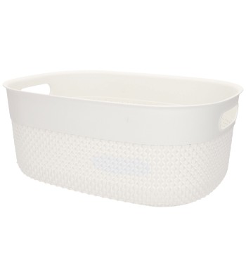Curver Pack 4 cestos organizadores Filo 12L branco 2