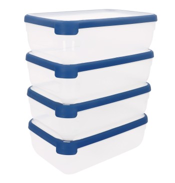 Curver Pack 4 recipientes herméticos (4L)