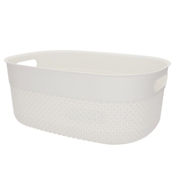 Curver Pack 4 cestos organizadores Filo 18L branco 2