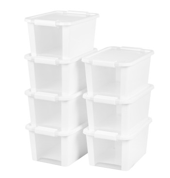 Curver Pack 7 caixas de arrumação com tampa Bi-Box 11L...