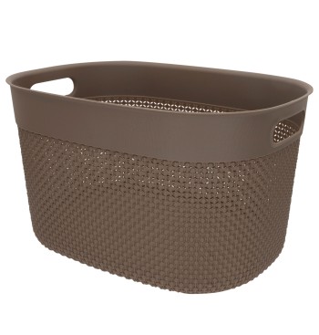 Curver Pack 4 cestos organizadores Filo 30L castanho 2