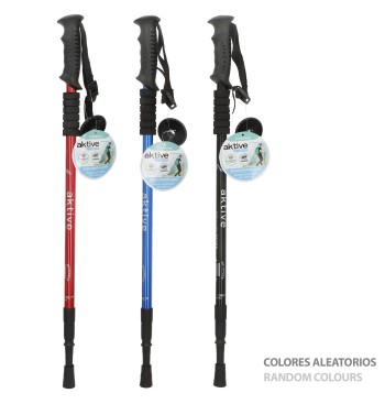 Bastão de caminhada em alumínio 65-135 cm 2