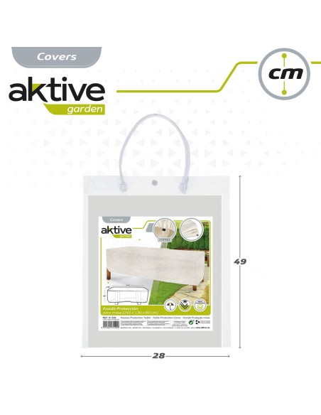 Capa impermeável para mesa de jardim 240x130x60 cm