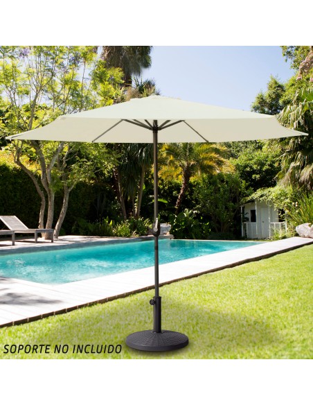 Guarda-sol para terraço e jardim Ø270 cm com proteção UV50