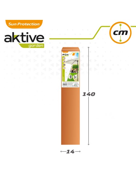 Guarda-sol para terraço e jardim Ø270 cm com proteção UV50