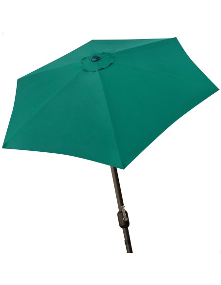 Guarda-sol hexagonal Ø300 cm cor verde Jardim