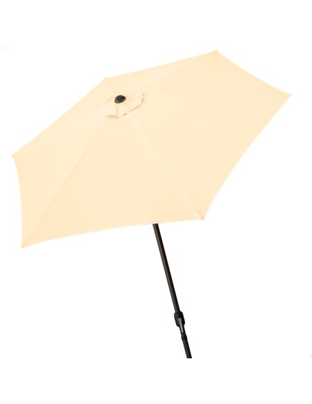 Guarda-sol para jardim e terraço Ø250 cm creme