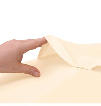 Guarda-sol para jardim e terraço Ø250 cm creme 2