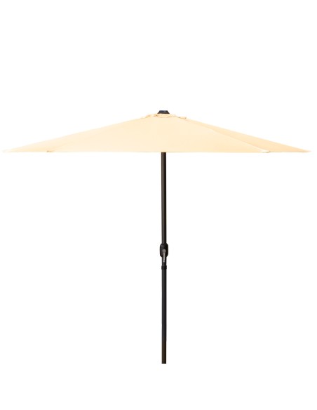Guarda-sol para jardim e terraço Ø250 cm creme