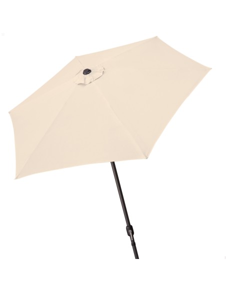 Guarda-sol para jardim e terraço Ø250 cm creme