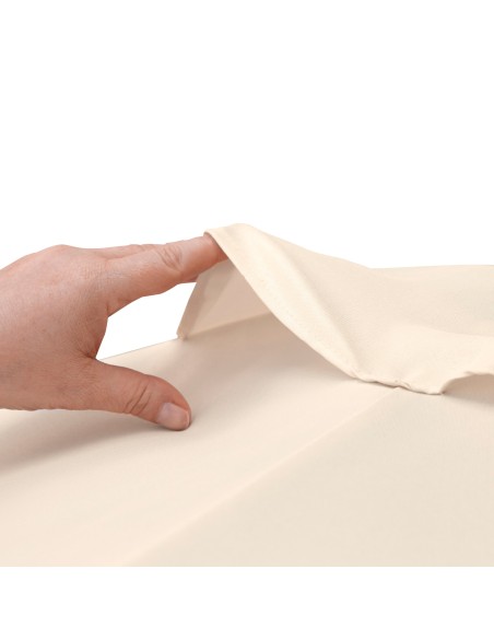 Guarda-sol para jardim e terraço Ø250 cm creme