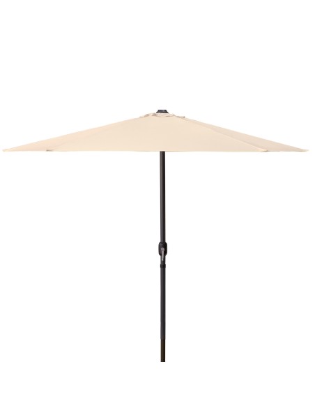 Guarda-sol para jardim e terraço Ø250 cm creme