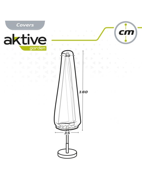 Capa para guarda-sol de jardim Ø360 cm creme