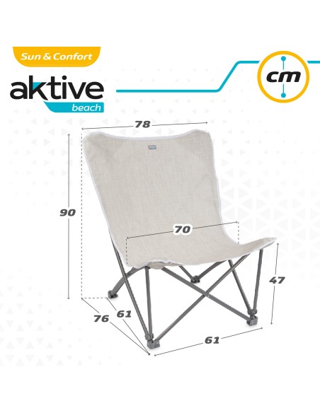 Cadeira de camping dobrável