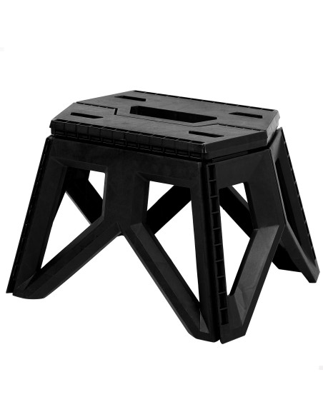 Banco de camping dobrável ultra resistente 150 kg com alça de transporte 34x27x23 cm