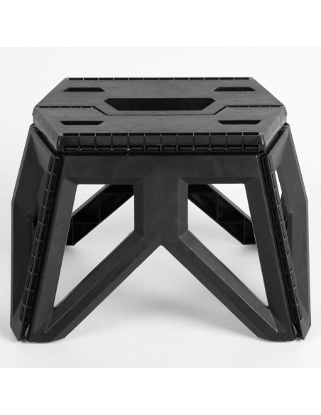 Banco de camping dobrável ultra resistente 150 kg com alça de transporte 34x27x23 cm