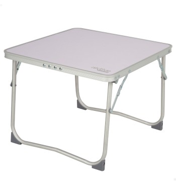 Pequena mesa de campismo dobrável malva, anti-tombamento...