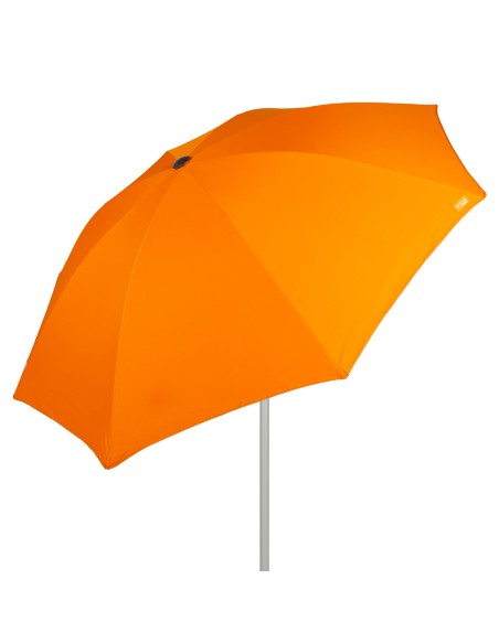 Guarda-sol de praia 8 varetas 220 cm laranja com cabide