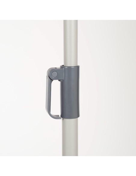 Guarda-sol de praia 8 varetas 220 cm laranja com cabide