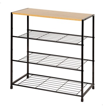 Max Home Zapatero metálico 4 niveles 63x30x63 cm