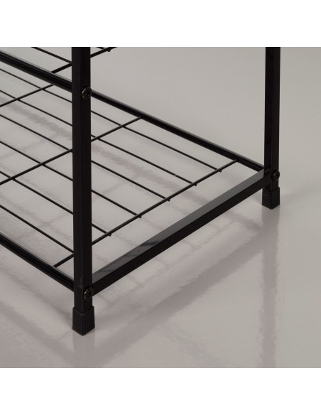 Max Home Zapatero metálico 4 niveles 63x30x63 cm