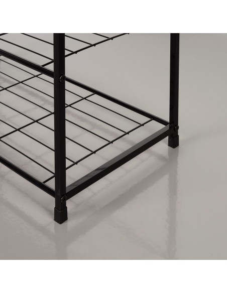 Max Home Zapatero metálico 3 niveles 63x30x43 cm