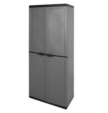 Curver Armário alto em resina 3 prateleiras 68x39x166 cm