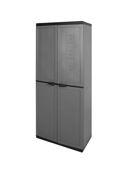 Curver Armário alto em resina 3 prateleiras 68x39x166 cm