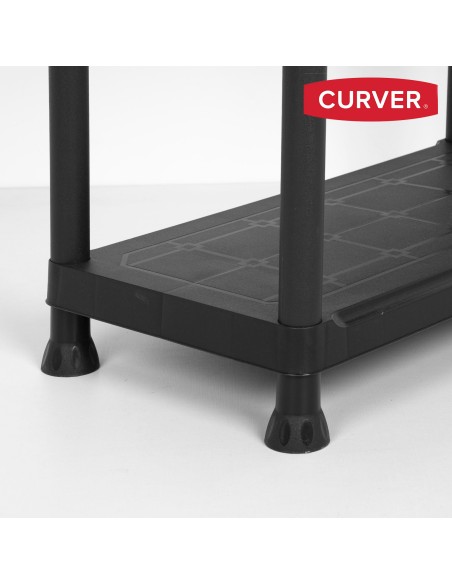 Curver Estante de plástico resistente 5 prateleiras 75x32x176 cm