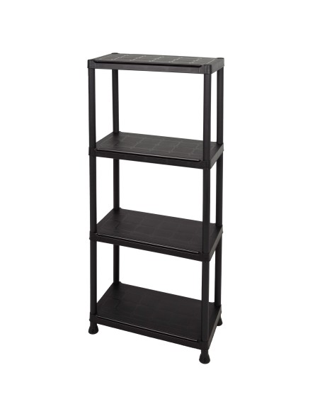 Curver Estante de plástico resistente 4 prateleiras 60x30x135 cm
