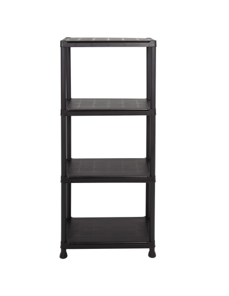 Curver Estante de plástico resistente 4 prateleiras 60x30x135 cm