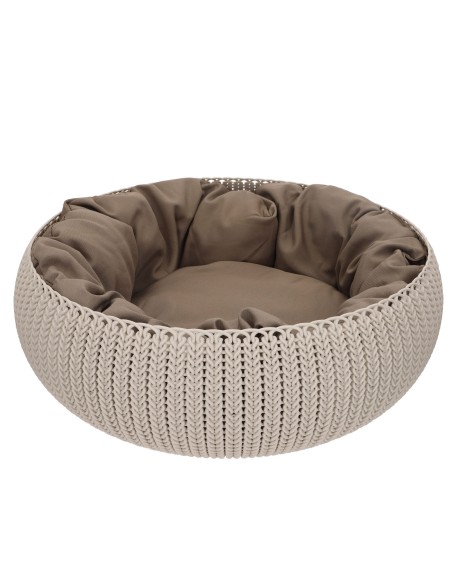Cama para animais de estimação Curver com almofada almofadada