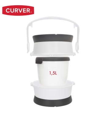 Curver Kit de viagem para cães 3 recipientes 2