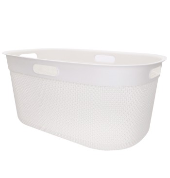 Curver Cesto para roupa suja Filo 45L branco
