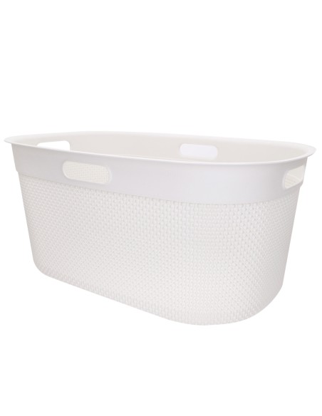 Curver Cesto para roupa suja Filo 45L branco