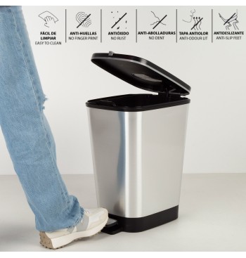 Curver Contentor com pedal Chic Bin 25L Cinzento 2