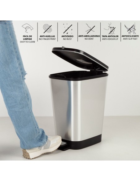 Curver Contentor com pedal Chic Bin 25L Cinzento