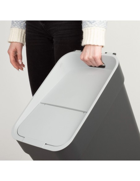 Curver Contentor de reciclagem Ready To Collect 30L cinzento
