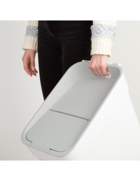 Curver Contentor de reciclagem Ready To Collect 30L branco