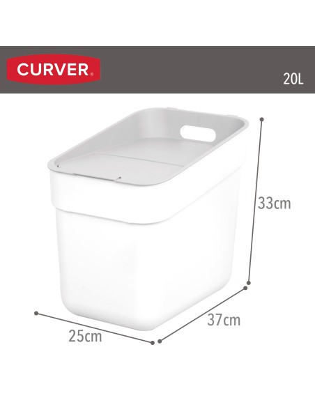 Curver balde de reciclagem Ready To Collect 20L branco