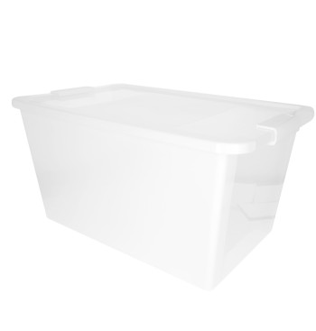 Curver Caixa de arrumação com tampa Bi-Box 40L branco