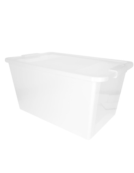 Curver Caixa de arrumação com tampa Bi-Box 40L branco