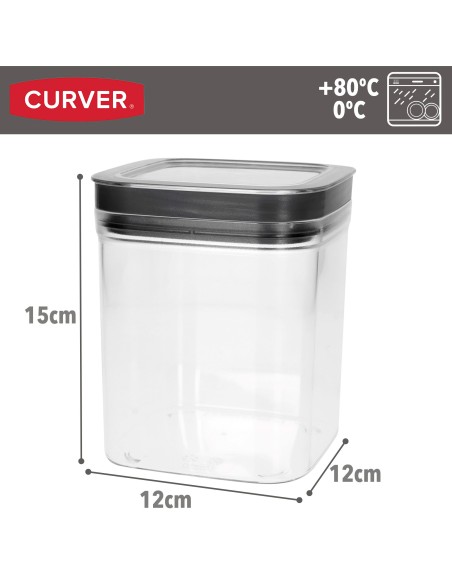 Curver Bote plástico hermético multiusos (1,3L)